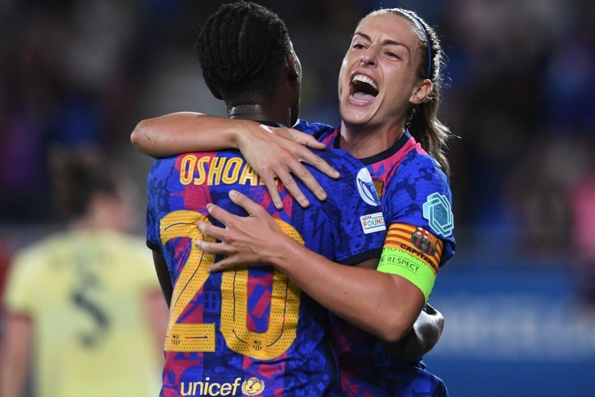 Barcelona women end Arsenal's streak with a thumping win