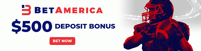 BetAmerica 100% Deposit Bonus Match up to $500