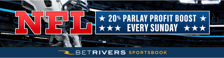 BetRivers 20% NFL Parlay Profit Boost up to $250
