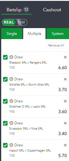 bet draw tips