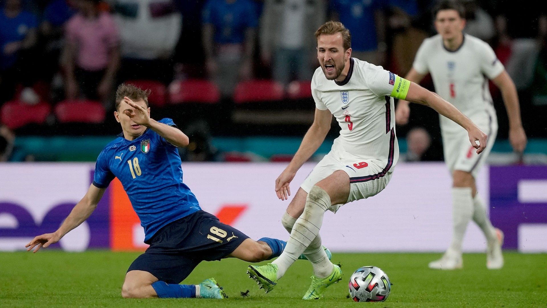 England vs Italy at EURO 2020