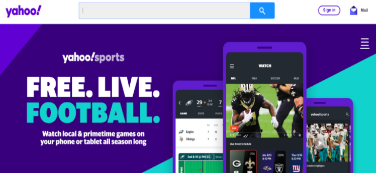 watch super bowl on yahoo sports