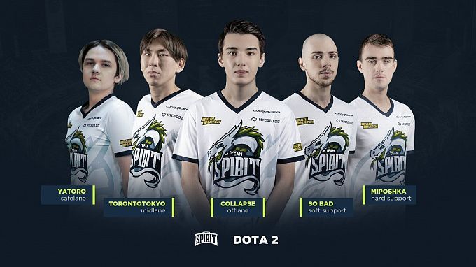 Team Spirit Lineup