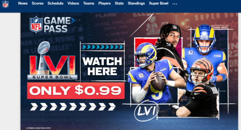 free websites to watch the super bowl