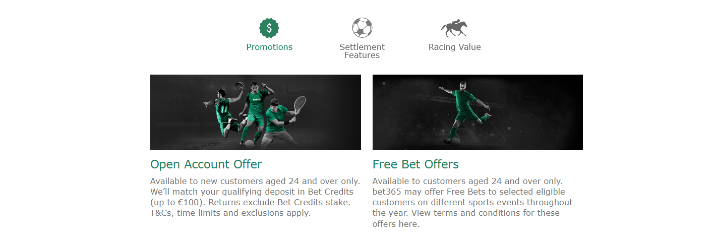 Bet365 Promotional Page