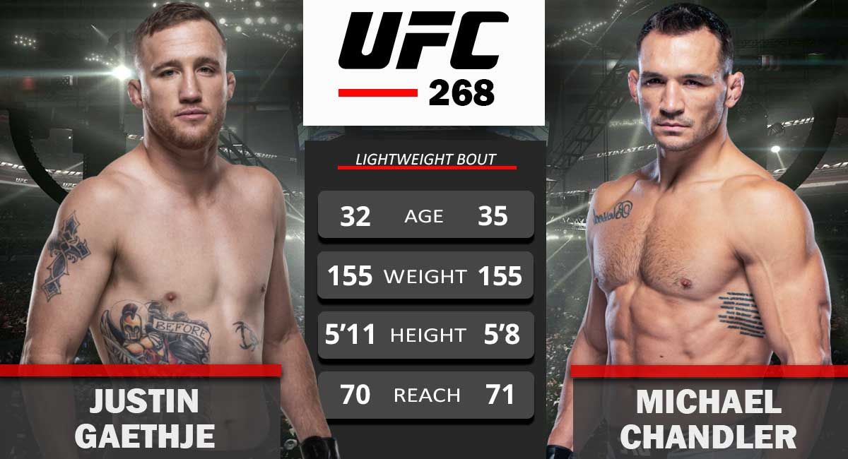 Michael Chandler vs. Justin Gaethje