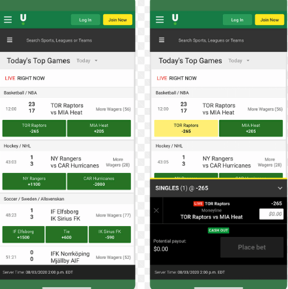 Unibet Sportsbook Android