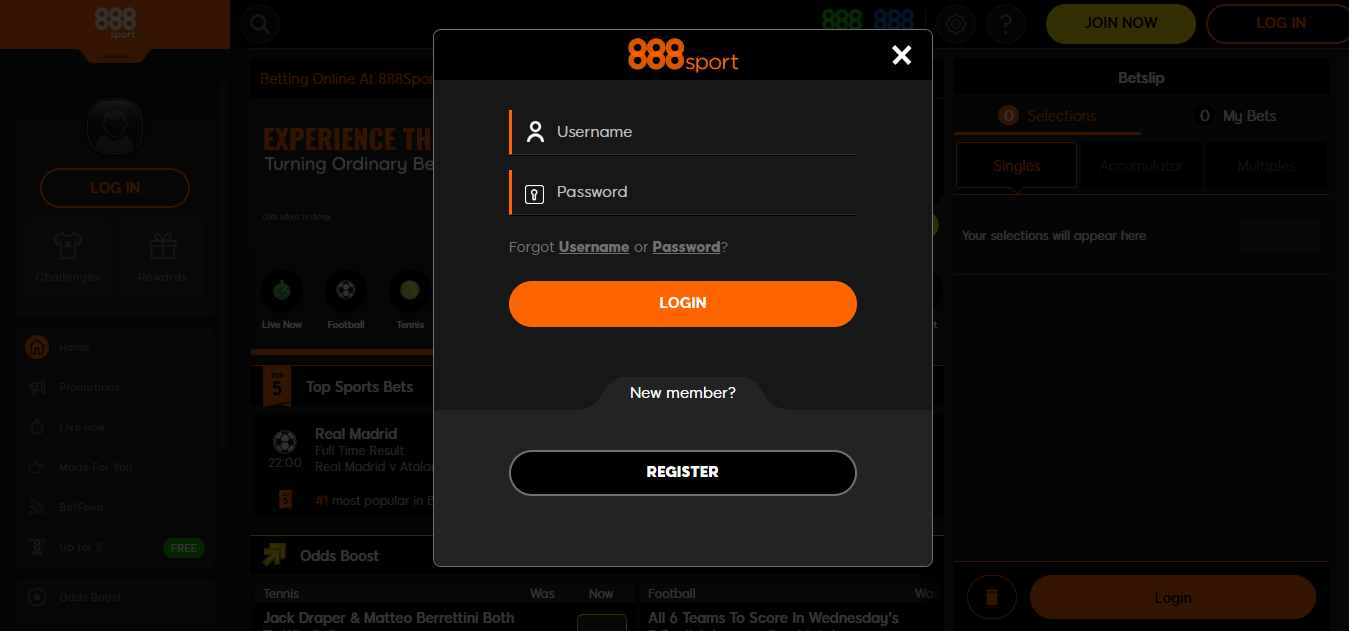 888sport Login